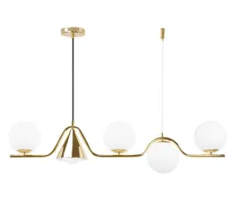 lampa-sufitowa-app1662-zlota-wiszaca-biale-mleczne-kule-4