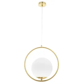 lampa-g109-zlota-sufitowa-szklana-mleczny-klosz