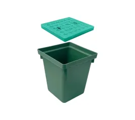 gniazdo-kablowe-hdpe-330x330x360-mm-zielone-kwadratowe-pudelko-zbiorcze