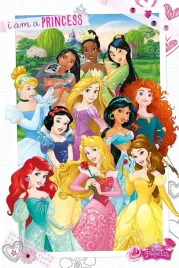 disney-ksiezniczki-jestem-ksiezniczka-plakat-61x915-cm