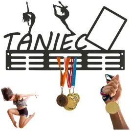 wieszak-uchwyt-na-medale-metalowy-scienny-czarny-z-ramka-na-zdjecia-taniec