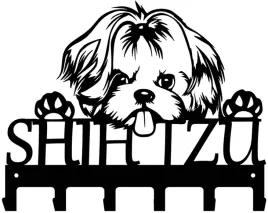 wieszak-na-sciereczki-ubrania-i-klucze-shih-tzu