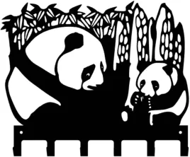 wieszak-na-sciereczki-ubrania-klucze-panda