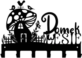 wieszak-scienny-na-ubrania-klucze-domek-w-lesie