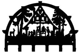 wieszak-scienny-na-ubrania-klucze-dom-w-lesie