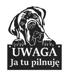 tablica-uwaga-pies-ja-tu-pilnuje-czarna