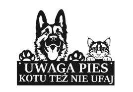 tablica-uwaga-pies-kot-czarna-owczarek-napis-loft