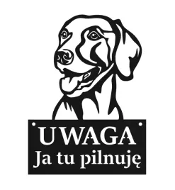 tablica-uwaga-pies-ja-tu-pilnuje-czarna