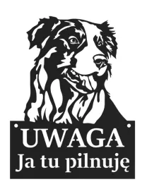 tablica-uwaga-pies-ja-tu-pilnuje-czarna