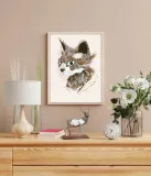 feathered-cat-plakat-40x60-cm-stan-nowy