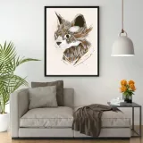 feathered-cat-plakat-70x100-cm-stan-nowy