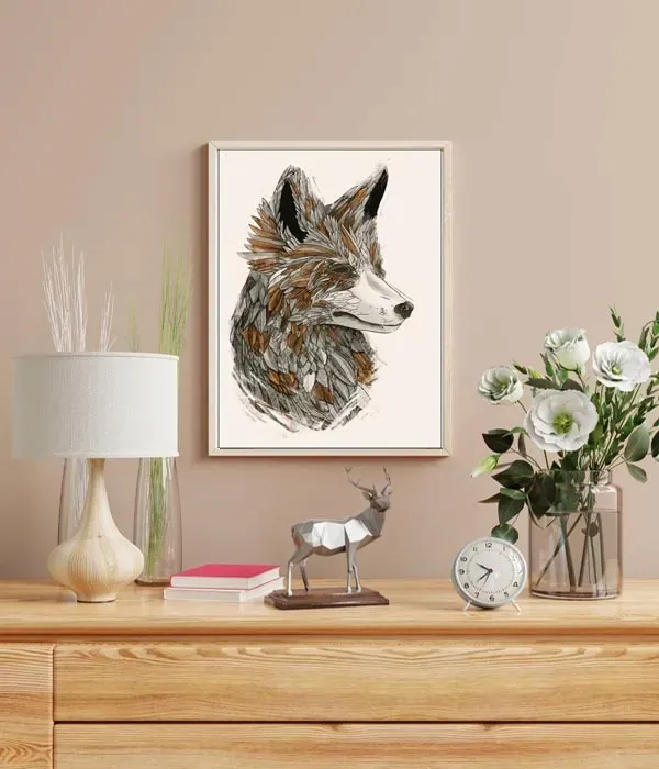 feathered-fox-2-plakat-42x594-cm-stan-nowy