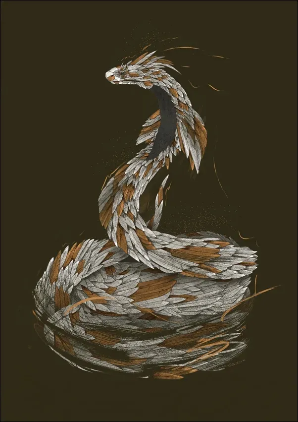 feathered-shake-plakat-594x841-cm