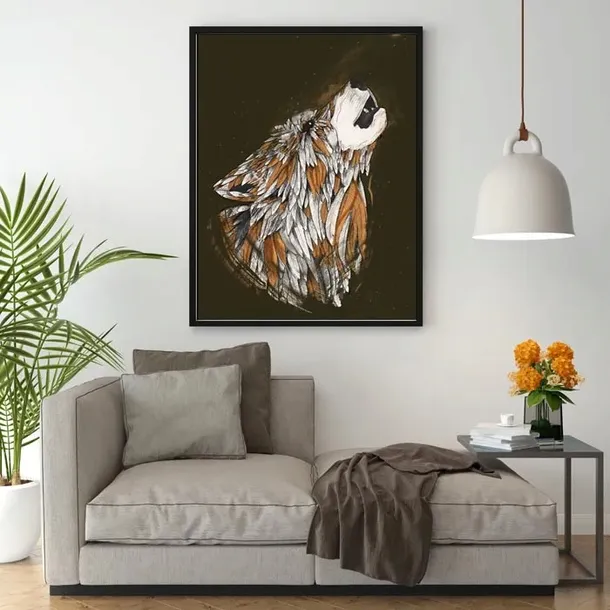 feathered-wolf-plakat-70x100-cm-stan-nowy