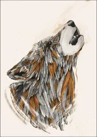feathered-wolf-2-plakat-40x60-cm