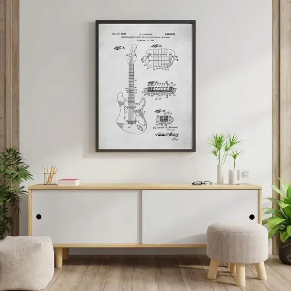 fender-bialy-plakat-40x50-cm-stan-nowy