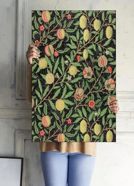fruit-pattern-william-morris-plakat-21x297-cm-stan-nowy