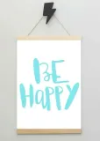 happy-niebieski-plakat-30x40-cm-stan-nowy