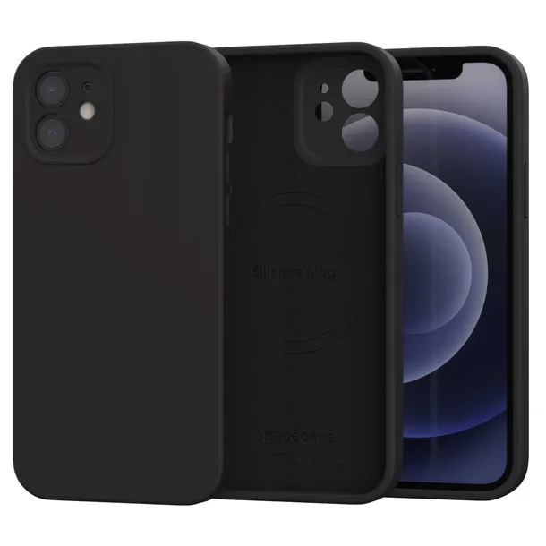 spacecase-silicone-mag-iphone-12-black-kolekcja-silicone-mag