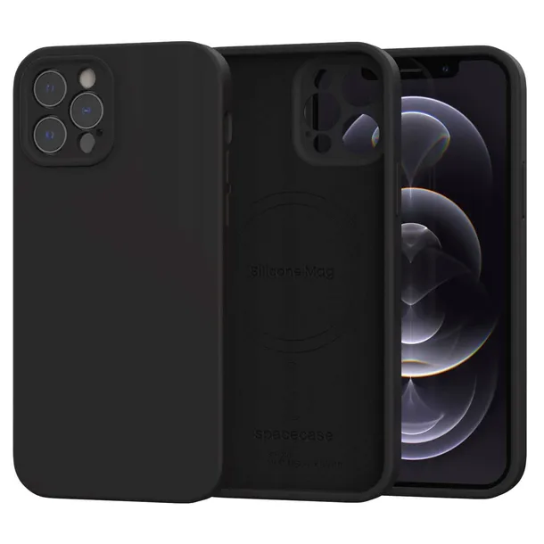 spacecase-silicone-mag-iphone-12-pro-black-funkcje-antyposlizgowa-struktura