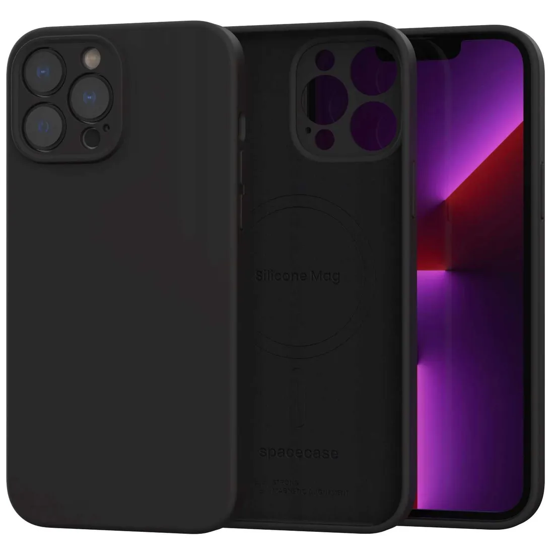 spacecase-silicone-mag-iphone-13-pro-max-black
