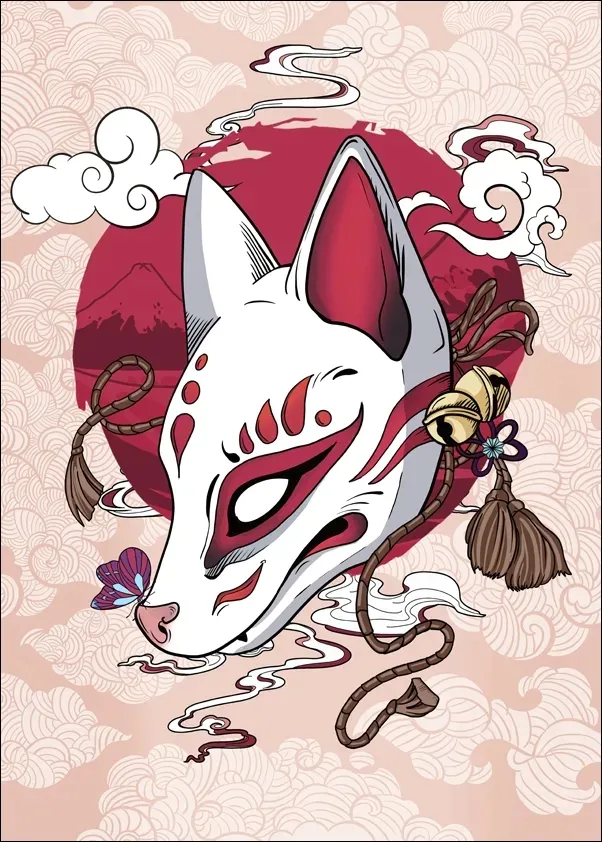 kitsune-plakat-70x100-cm