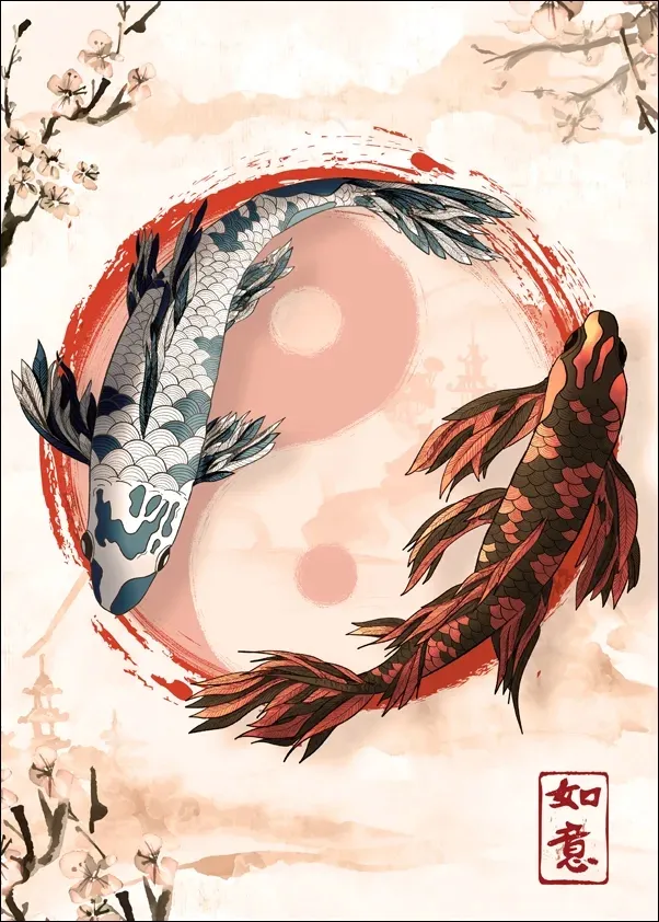 koi-fish-plakat-40x60-cm