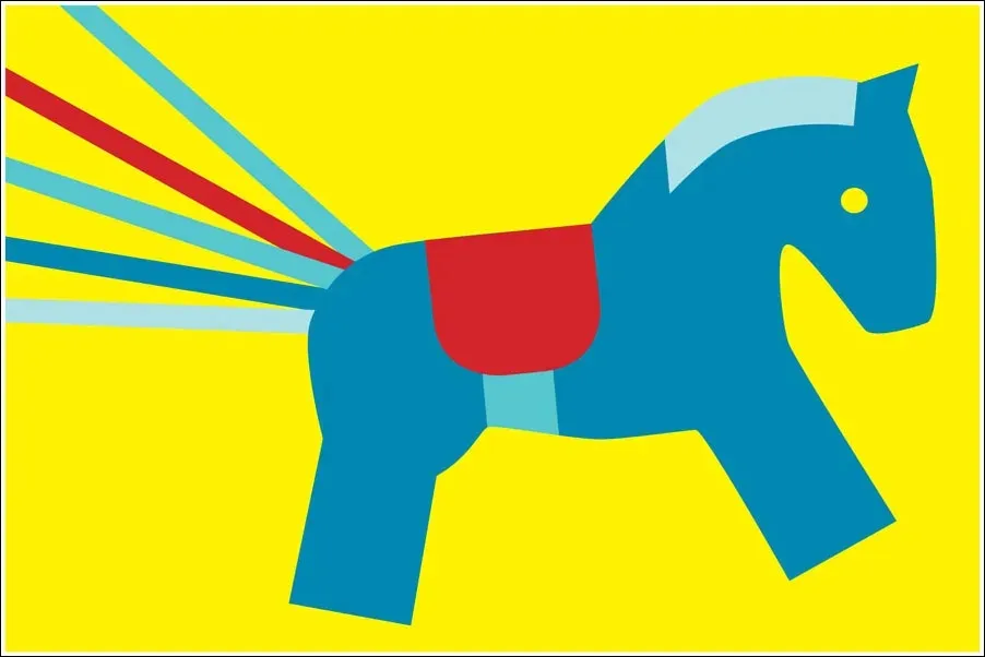 konik-plakat-40x30-cm
