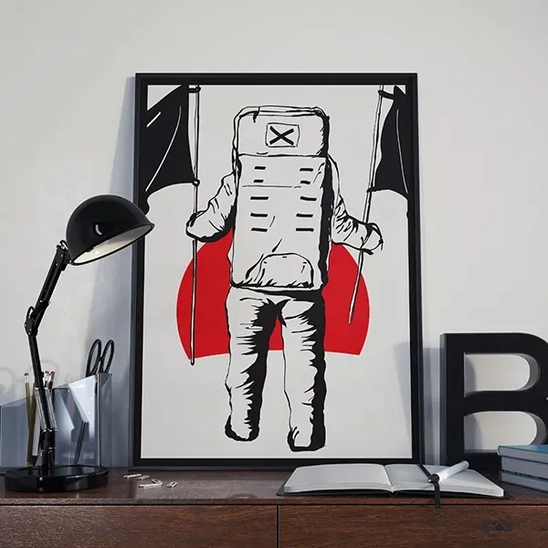 kosmos-czerwony-plakat-40x50-cm