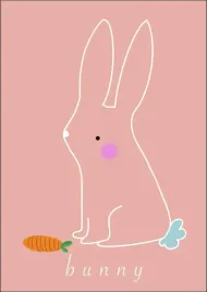 kroliczek-plakat-42x594-cm