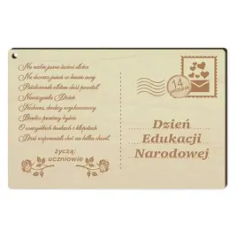 pocztowka-dzien-edukacji-narodowej-drewniana-140x90-mm