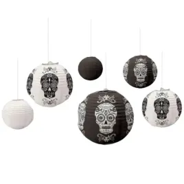 lampiony-papierowe-dia-de-los-muertos-amscan-6-szt