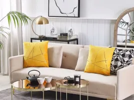 2-welurowe-poduszki-dekoracyjne-w-geometryczny-wzor-45-x-45-cm-zolte-pinus