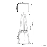 lampa-podlogowa-biala-bluff-stan-nowy-zasilanie-sieciowe
