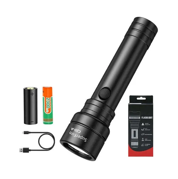 latarka-superfire-c20-280lm-usb-stan-nowy