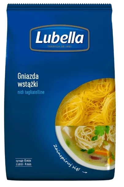 lubella-makaron-gniazdka-wstazki-400-g-certyfikat-brak