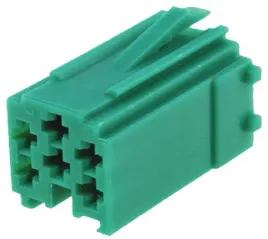 obudowa-kostka-mini-iso-zlacze-6-pin-zielona
