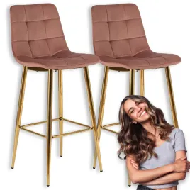 zestaw-hoker-krzeslo-barowe-z-oparciem-do-jadalni-welur-roz-zloty-ariel-2x