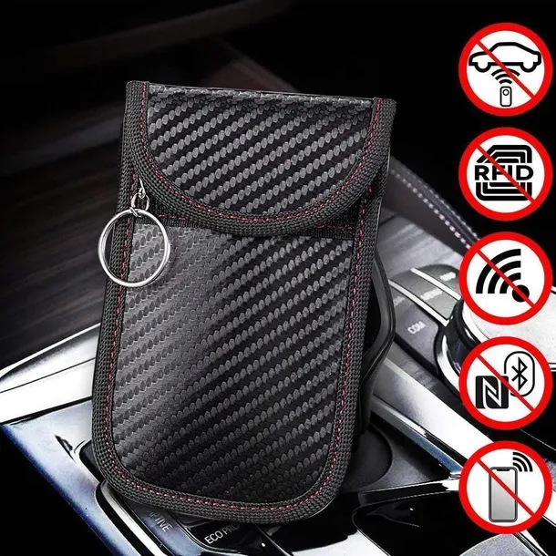 etui-do-pilota-samochodu-blokada-fal-kluczyk-keyless-carbon-stan-nowy