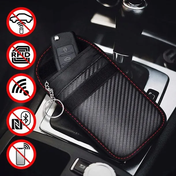 etui-do-pilota-samochodu-blokada-fal-kluczyk-keyless-carbon-stan-nowy
