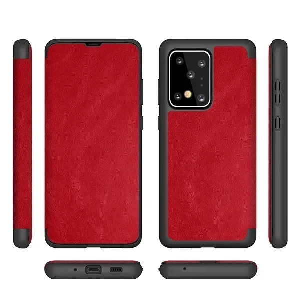 beline-etui-leather-book-samsung-s21-ultra-czerwony-red-waga-z-opakowaniem-0-3-kg-stan-nowy