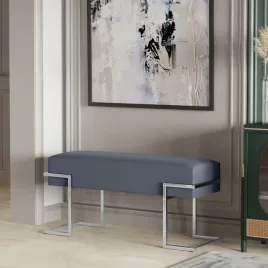 lawka-tapicerowana-loft-srebrny-chrom-80-cm-do-przedpokoju