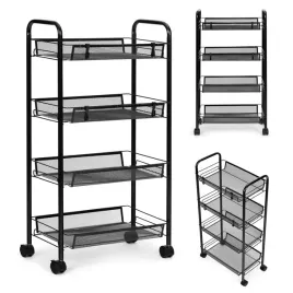 regal-organizer-pomocnik-do-kuchni-lazienki-metalowy-4-polki-kolka-czarny