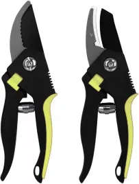 nozyce-ogrodowe-sekatory-kinzo-zestaw-2x-sekator-stalowy-20-cm-sprezynowy
