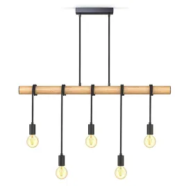 lampa-wiszaca-sufitowa-czarna-5xe27-drewniana-jadalnia-nad-stol-regulowana