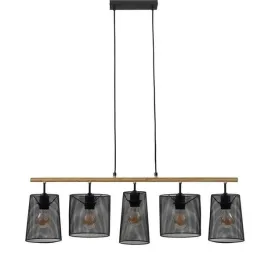 lampa-wiszaca-sufitowa-5xe27-drewno-i-metal-czarna-nad-stol-jadalnia-salon