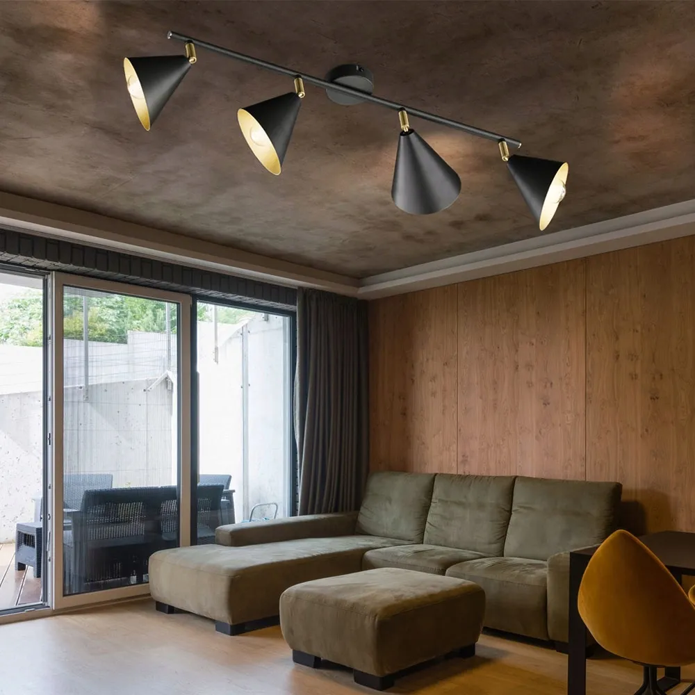 lampa-sufitowa-loft-gloria-4xe14-antracyt-zlota-wofi-industrialna-salon-stan-nowy