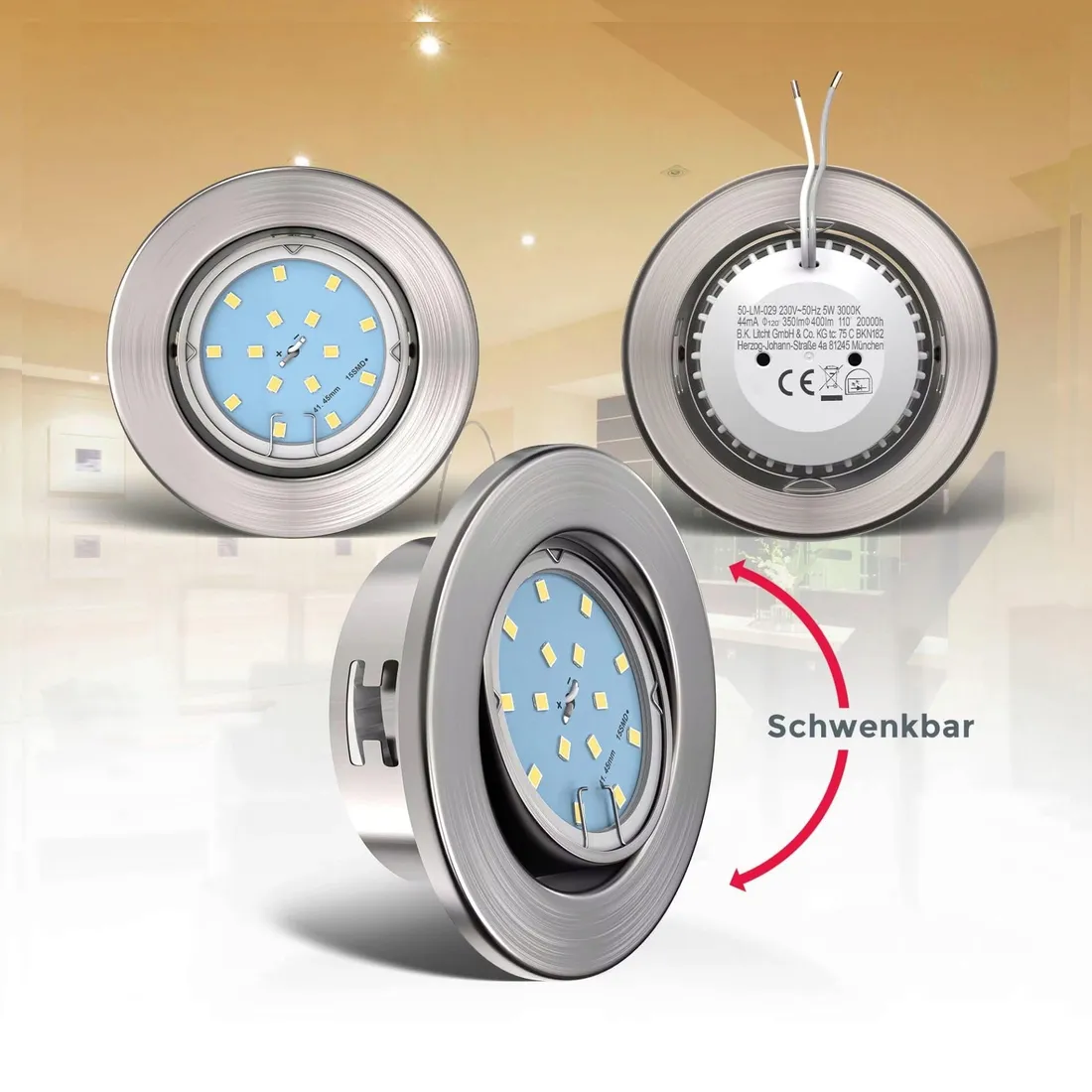 10x-oczko-led-wpuszczane-sufitowe-48w-barwa-ciepla-uchylne-ultracienkie-stan-nowy