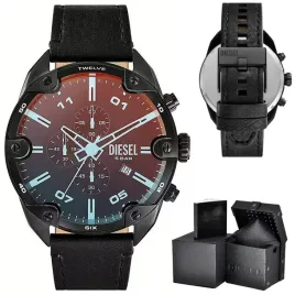 zegarek-meski-diesel-czarny-pasek-spiked-chronograph-dz4667-box