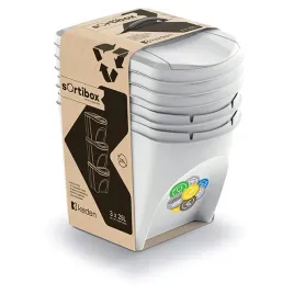 kosz-na-smieci-sortibox-3x25-popielaty-prosperplast-25l